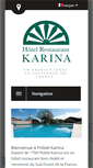 Mobile Screenshot of hotelkarina.net